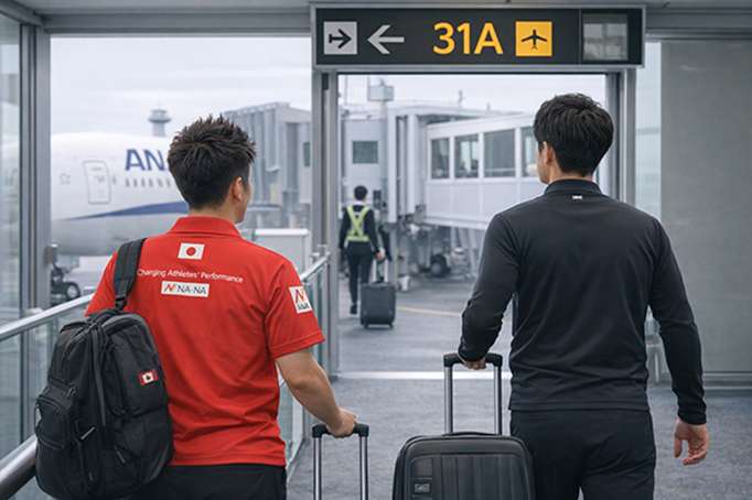 移動中の帯同サポートのイメージ